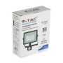VT-20-S 20W Naswietlacz LED SMD z czujnikiem ruchu / Chip SAMSUNG / Barwa:6400K / Obudowa: Czarna