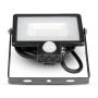 VT-20-S 20W Naswietlacz LED SMD z czujnikiem ruchu / Chip SAMSUNG / Barwa:6400K / Obudowa: Czarna