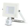 VT-30-S 30W SMD PIR SENSOR FLOODLIGHT SAMSUNG CHIP 6400K WHITE BODY