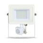 VT-30-S 30W SMD PIR SENSOR FLOODLIGHT SAMSUNG CHIP 3000K WHITE BODY