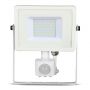 VT-30-S 30W SMD PIR SENSOR FLOODLIGHT SAMSUNG CHIP 4000K WHITE BODY