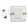 VT-1881G 18W GLASS LED PANELS 6400K SQUARE