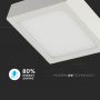 VT-605 6W LED SURFACE PANEL 4000K SQUARE