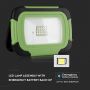 VT-11-R 10W LED RECHARGEABLE FLOODLIGHT SAMSUNG CHIP 6400K (SOS FLASH)