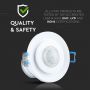 VT-8030 PIR CEILING SENSOR WITH MOVING HEAD (MAX:400W LED)