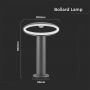 VT-909 9W LED BOLLARD LAMP WITH LAMPSHADE 4000K DARK GREY IP54