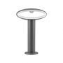 VT-909 9W LED BOLLARD LAMP WITH LAMPSHADE 4000K DARK GREY IP54