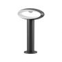 VT-909 9W LED BOLLARD LAMP WITH LAMPSHADE 4000K DARK GREY IP54