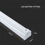 VT-8-43 40W LED BATTEN FITTING-127CM SAMSUNG CHIP CCT:3 IN 1, 5 YRS WTY