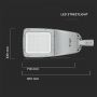 VT-200ST 200W LED STREETLIGHT(TYPE III-M LENS) SAMSUNG CHIP 4000K (130LM/W)