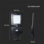 VT-ST42 Lampa uliczna solarna 40W / Barwa:4000K / Obudowa: Czarna / Wydajnosc: 120lm/W