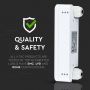 VT-8036 MICROWAVE SENSOR-WHITE, IP65 (MAX:200W LED)