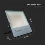 VT-49261 200W LED FLOODLIGHT 6400K BLACK BODY (160LM/W)