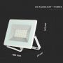 VT-4031 30W SMD FLOODLIGHTS 3000K WHITE BODY