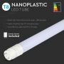 VT-1577 22W T8 LED PLASTIC TUBE NON ROTATABLE-150CM 6400K G13