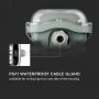 VT-15022 2x22W WATERFROOF FITTING 150CMX2 WITH LED TUBE 6400K IP65