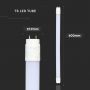 VT-6072 10W T8 LED PLASTIC TUBE NON ROTATABLE-60CM 6400K G13