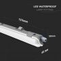 VT-6028 1X10W WATERFROOF FITTING (60CM) WITH LED TUBE 6400K IP65