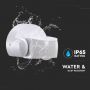 VT-8093 INFRARED MOTION SENSOR-WHITE BODY, IP65 (MAX:600W LED)