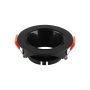 VT-931 GU10 FITTING ROUND BLACK FRAME+BLACK REFLECTOR