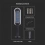 VT-945 5W LED SOLAR BOLLARD LIGHT 4000K WHITE+BLACK BODY