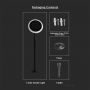 VT-943 3W LED SOLAR GARDEN LIGHT 3000K WHITE+BLACK BODY 2PCS/PACK