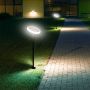 VT-948 8W LED SOLAR GARDEN LIGHT 3000K WHITE+BLACK BODY