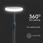 VT-948 8W LED SOLAR GARDEN LIGHT 4000K WHITE+BLACK BODY
