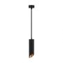 VT-975 1xGU10 HANGING PENDANT BLACK D:55x200MM