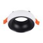 VT-980 GU10 FITTING ROUND WHITE FRAME+BLACK REFLECTOR