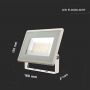 VT-4954 50W SMD FLOODLIGHT F-CLASS 6500K WHITE BODY