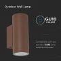 VT-11015 GU10 FITTING ROUND CORTEN