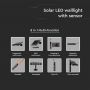 VT-11108 8W LED SOLAR SENSOR WALL LIGHT 3000K