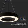 VT-7760 50W LED DESIGNER HANGING LIGHT TRIAC DIMMABLE 4000K BLACK