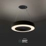 VT-7760 50W LED DESIGNER HANGING LIGHT TRIAC DIMMABLE 4000K BLACK