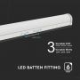 VT-4006E 40W/50W/60W LED BATTEN FITTING EMERGENCY BATTERY 6FT SAMSUNG CHIP CCT 3IN1 135LM/W