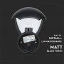 VT-730 E27 WALL LAMP-MATT BLACK UP E27