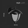 VT-731 E27 WALL LAMP-MATT BLACK-DOWN E27