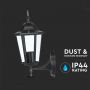 VT-749 E27 WALL LAMP -MATT BLACK(UP)