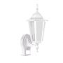 VT-751 E27 WALL LAMP WITH SENSOR-MATT WHITE