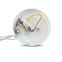 VT-752 E27 CEILING LAMP-MATT WHITE