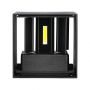 VT-759 6W Kinkiet kwadrat LED / CHIP BRIDGELUX / Barwa:3000K / Czarny