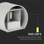 VT-756 6W LED UP-DOWN WALL LIGHT WITH BRIDGELUX CHIP 3000k GREY ROUND