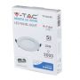 VT-624RD 24W Panel LED / Chip SAMSUNG / Barwa:6400K / Okragly
