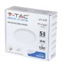 VT-619RD 18W Panel LED / Chip SAMSUNG / Barwa:3000K / Okragly