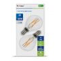 VT-2184 4W P45 CROSS FILAMENT BULB-CLEAR GLASS 2700K E14 BLISTER PACK