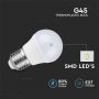 VT-2256 5.5W G45 LED PLASTIC BULB 6400K E27 6PCS/PACK