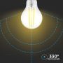 VT-2133 12.5W A70 LED FILAMENT BULB-CLEAR GLASS WITH 6400K E27