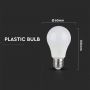 VT-2212 12W A60 LED PLASTIC BULB 6400K E27,CRI>95