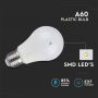 VT-2212 12W A60 LED PLASTIC BULB 6400K E27,CRI>95